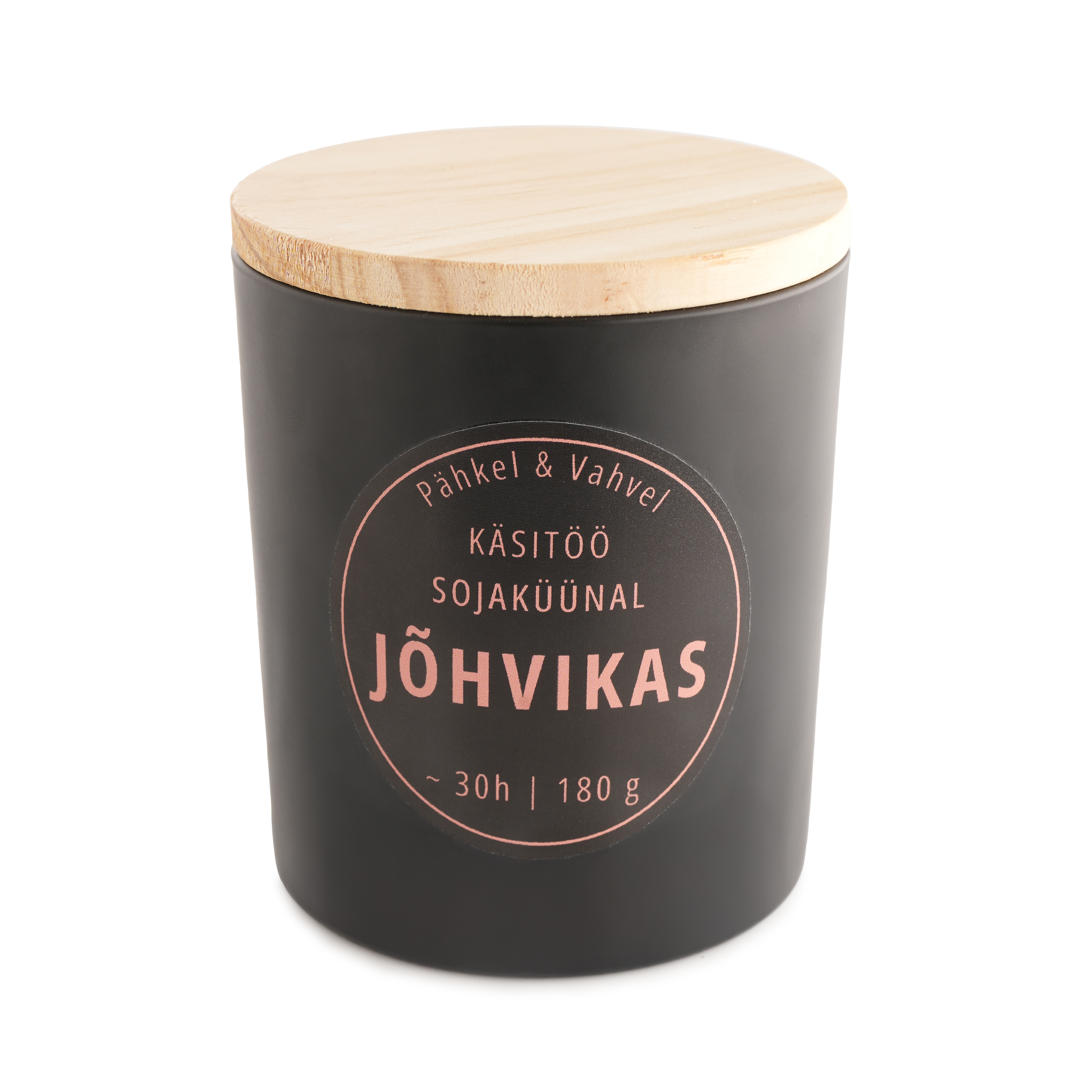 Sojavahast küünal “Jõhvikas”