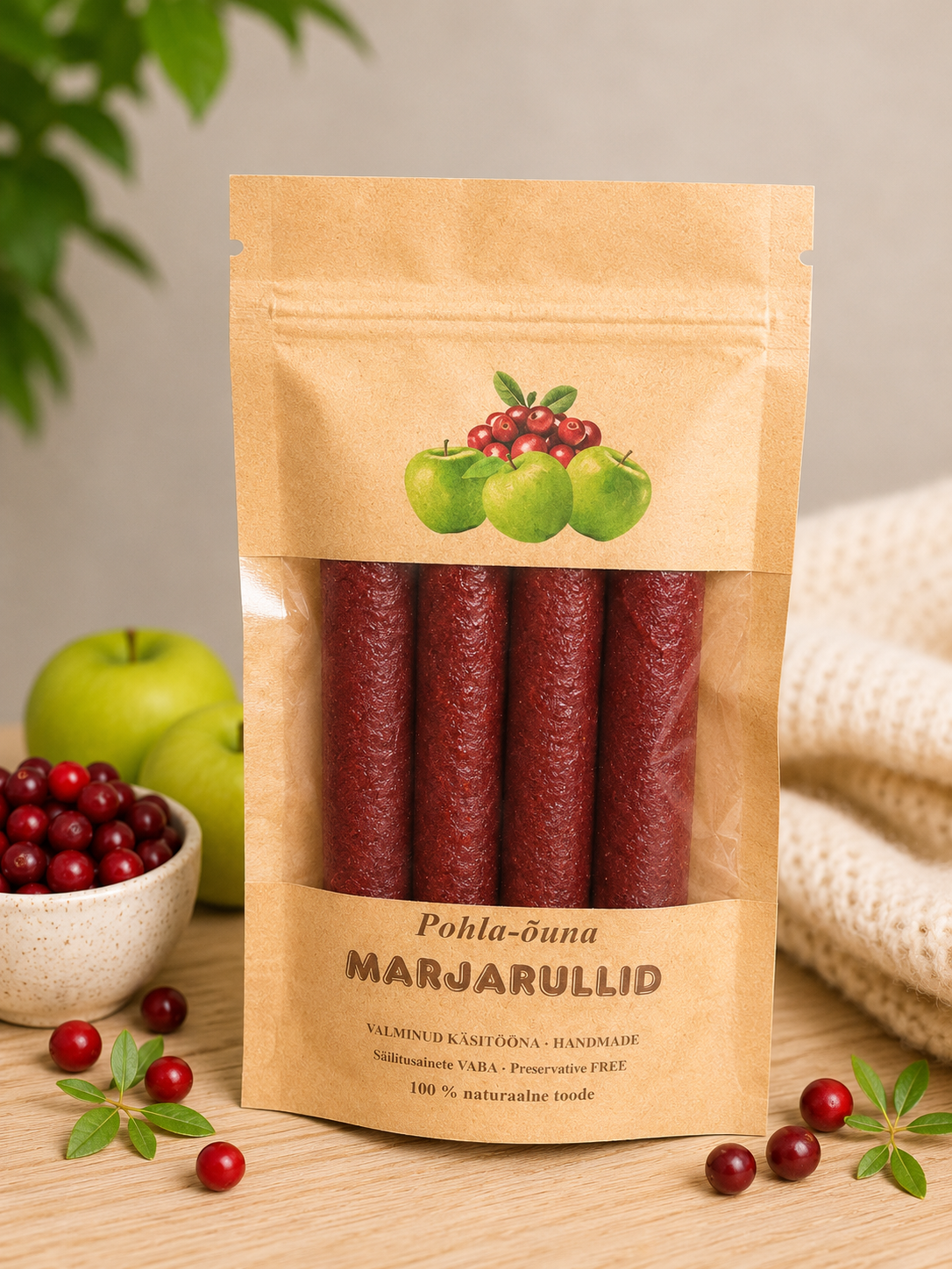 Pohla-õuna marjarullid